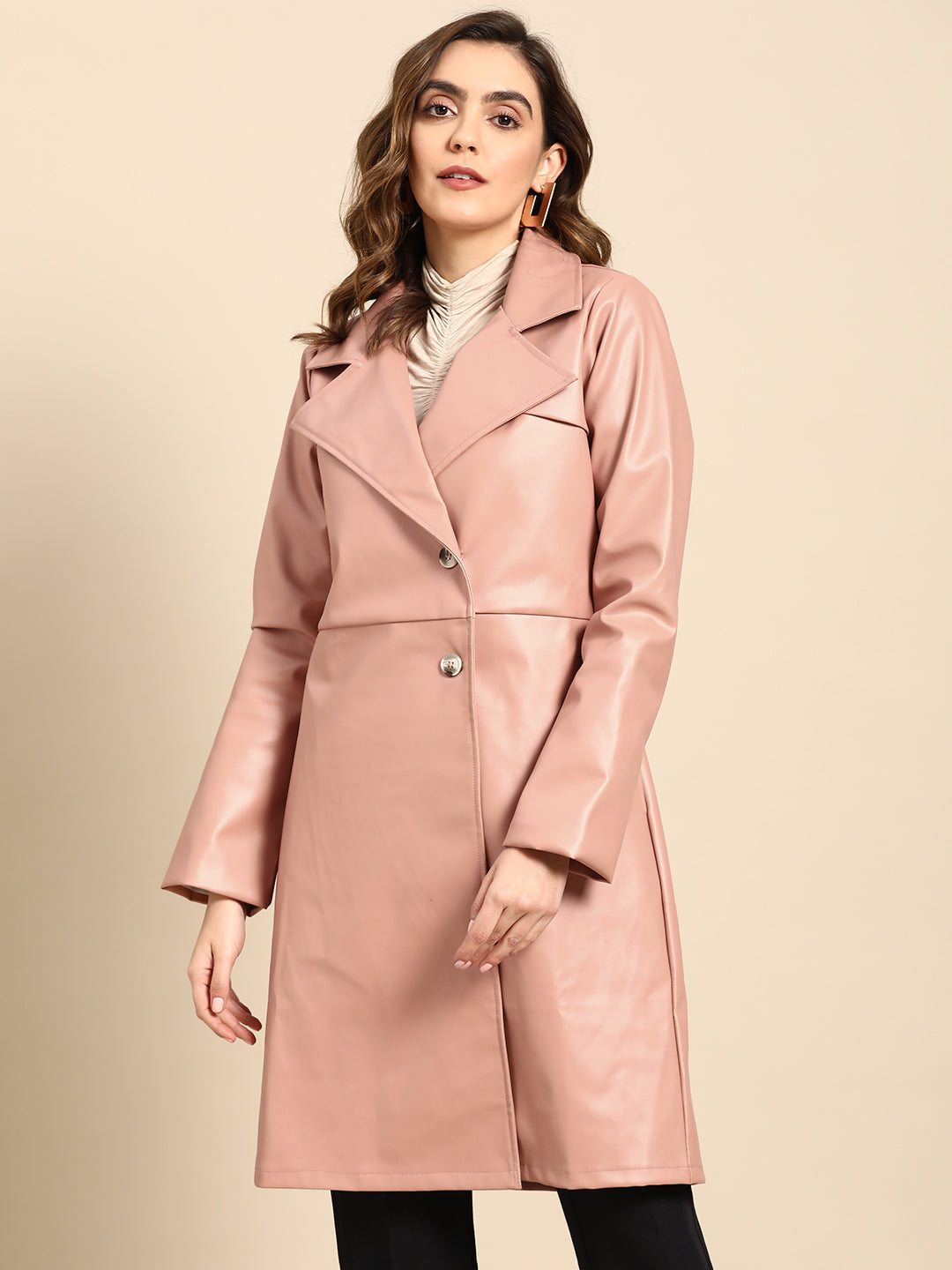 Athena Women Leather Overcoat - Athena Lifestyle