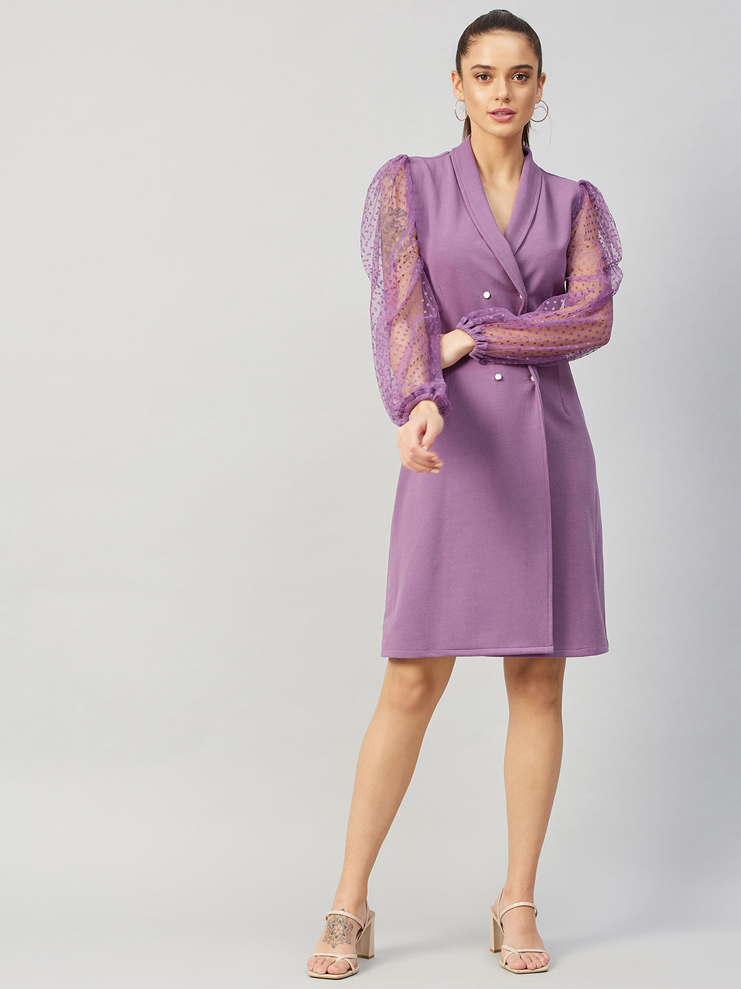 Athena Women Lavender Lace Dress - Athena Lifestyle