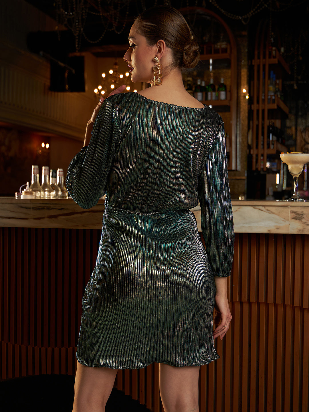 Athena Green Sheath Dress - Athena Lifestyle