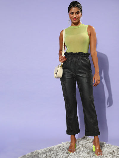 Athena Women Black Smart Easy Wash Trousers - Athena Lifestyle