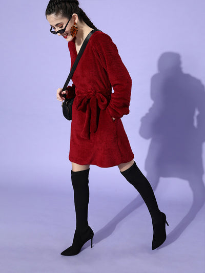 Athena Red A-Line Mini Dress - Athena Lifestyle