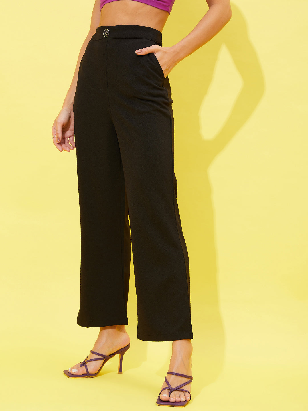 Womens Elasticated Waist  Pull On Trousers  Chums