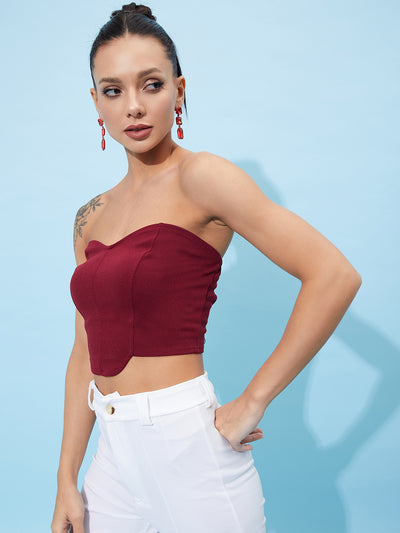 Athena Strapless Tube Crop Top - Athena Lifestyle