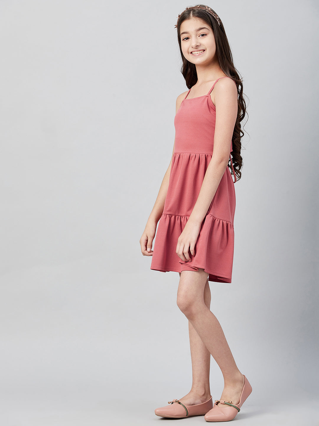 Athena Girl Pink Layered Dress - Athena Lifestyle