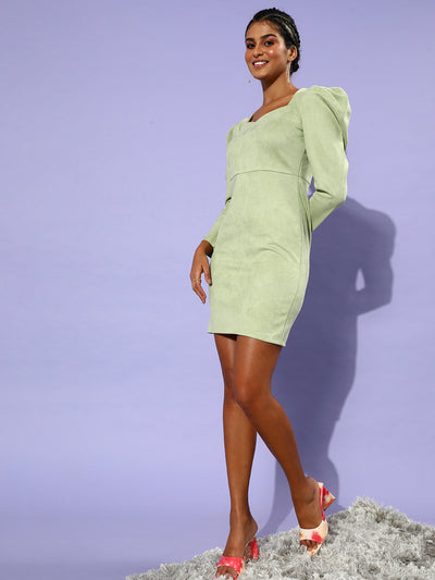 Athena Green A-Line Dress - Athena Lifestyle