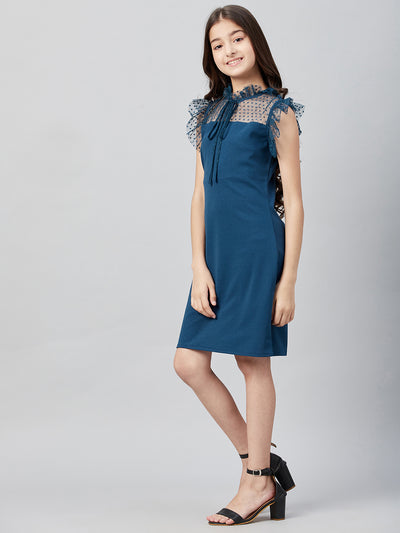 Athena Girl Blue A-Line Dress - Athena Lifestyle