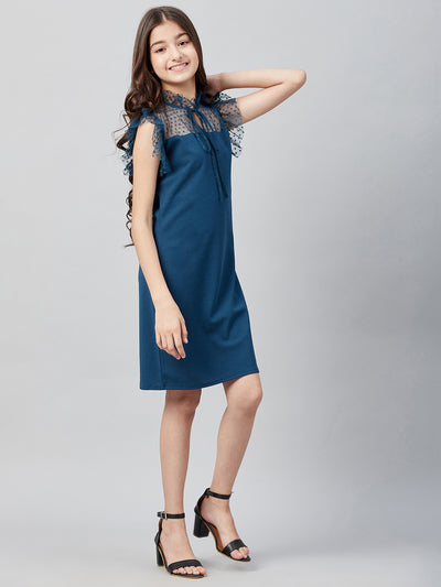 Athena Girl Blue A-Line Dress - Athena Lifestyle