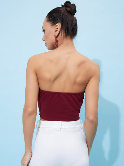 Athena Strapless Tube Crop Top - Athena Lifestyle