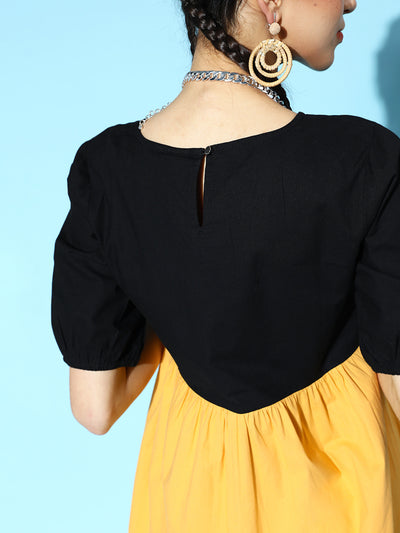 Athena Black Colourblocked Sundress - Athena Lifestyle