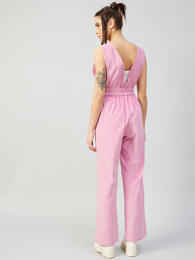 Athena Pink Codrouy Basic Jumpsuit - Athena Lifestyle