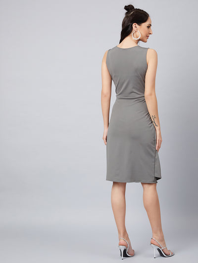 Athena Grey Sheath Dress - Athena Lifestyle