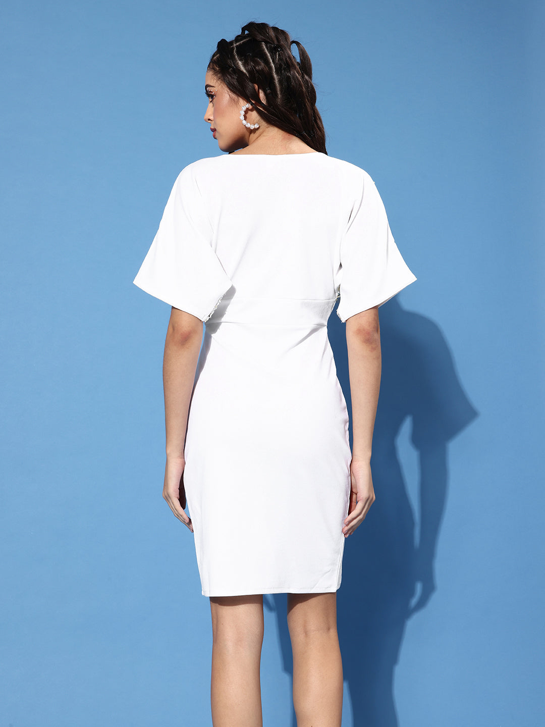 Athena White Sequined Embellished Bodycon Dress - Athena Lifestyle