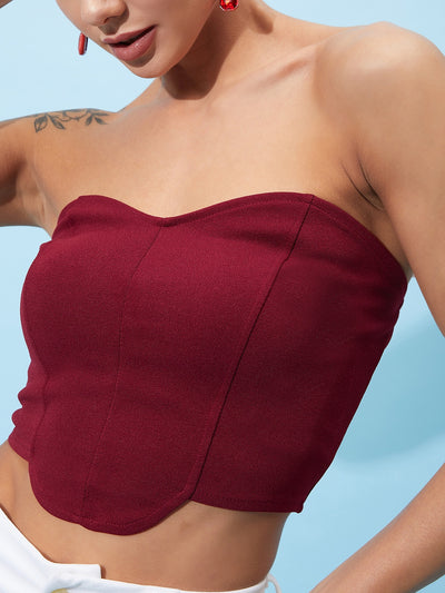 Athena Strapless Tube Crop Top - Athena Lifestyle