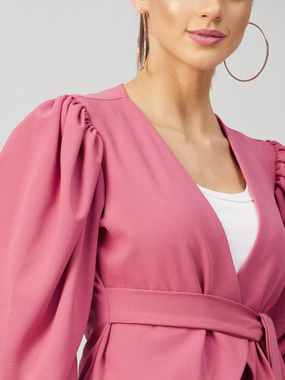 Athena Women Pink Coat with Trousers - Athena Lifestyle
