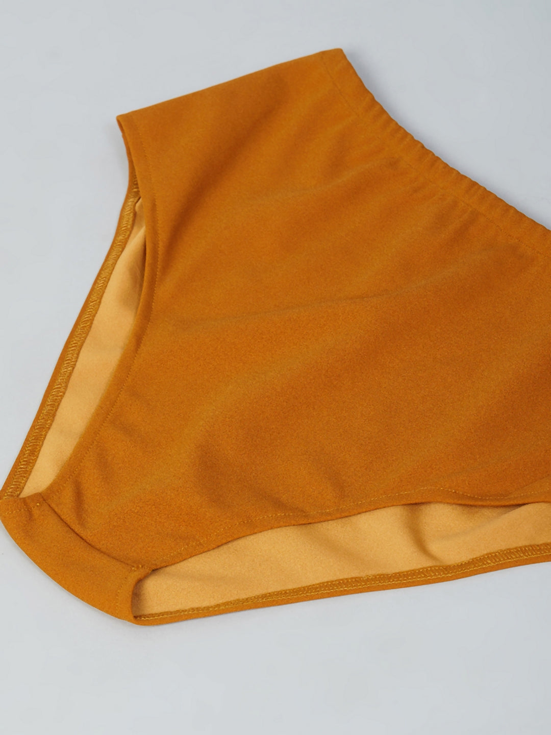 Athena Women Mustard Yellow Solid 2-Piece Swimwear - Athena Lifestyle