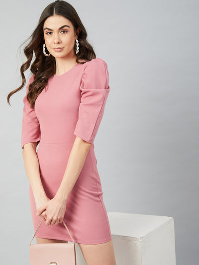 Athena Pink Bodycon Mini Dress - Athena Lifestyle