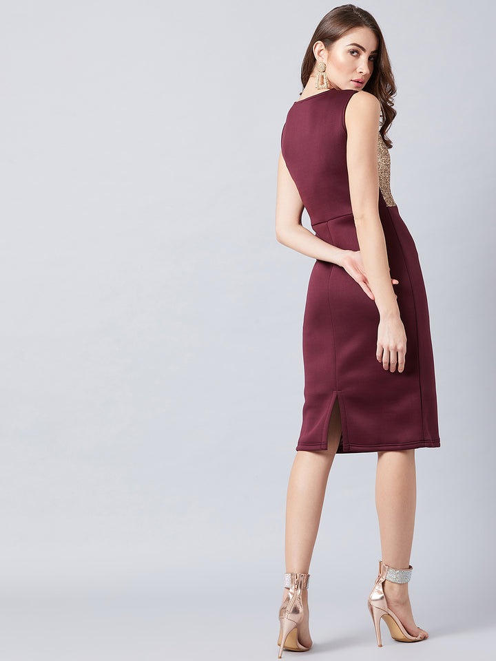 athena burgundy dress Athena Velvet Dress