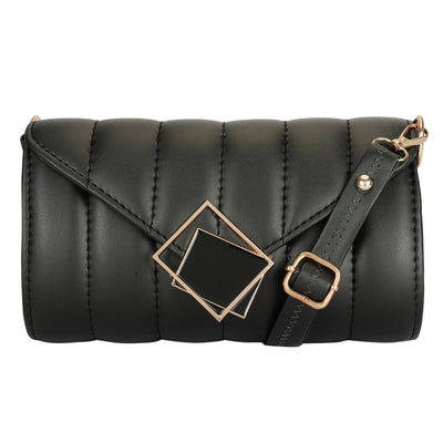 Athena Black Structured Handheld Bag - Athena Lifestyle