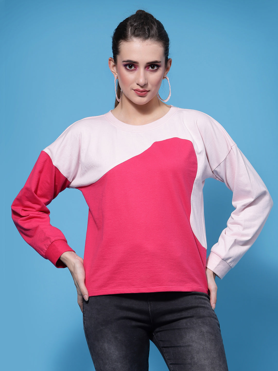 Athena Women Fuchsia Sweatshirt - Athena Lifestyle
